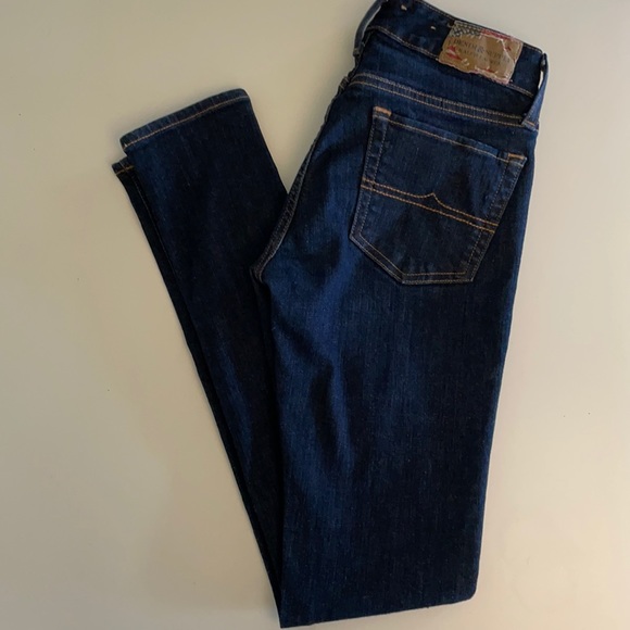 RL DARK WASH SKINNY JEANS